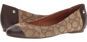 Coach Chelsea flats size 8